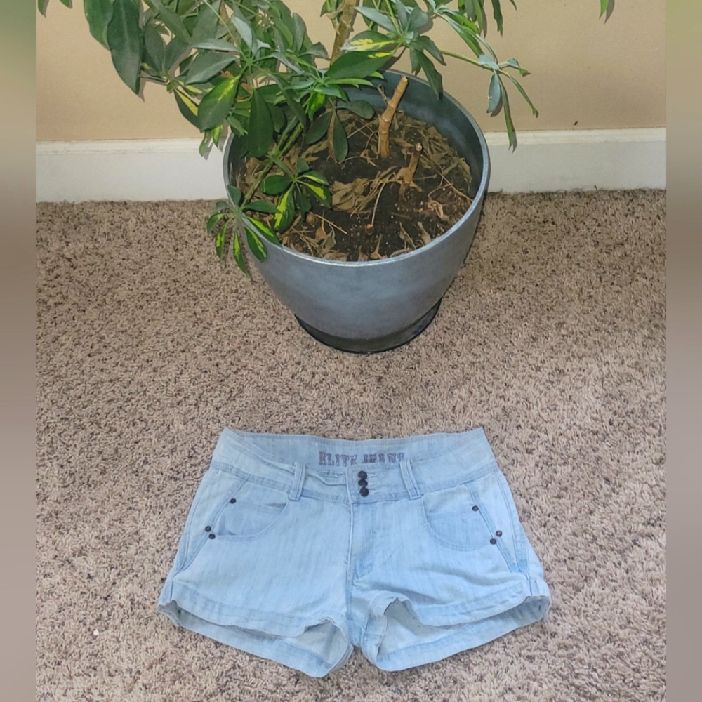 Elite Jeans Mid-Rise Shorts Women's Sz 13/14 - Picture 1 of 11
